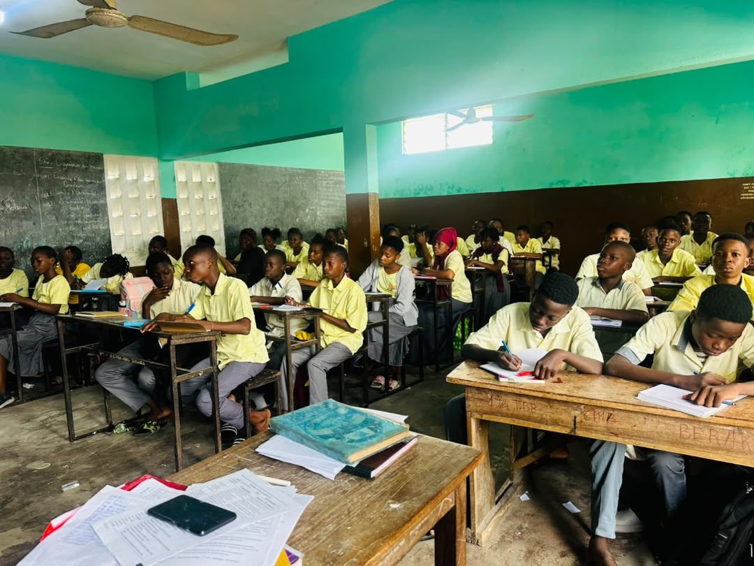Salle de classe du secondaire